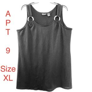 ✅3/$18 Apt.9 Sleeveless A Line Black Dress Size XL